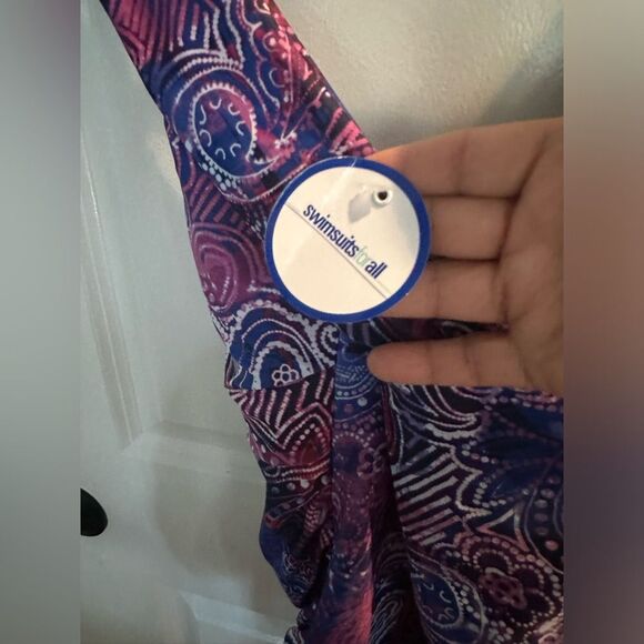 NWT Swimsuit For All Twist Front Maillot One Piece Women Size 10 - Picture 10 of 14